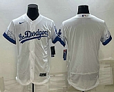 Men's Los Angeles Dodgers Blank White City Connect Flex Base Stitched Baseball Jersey,baseball caps,new era cap wholesale,wholesale hats